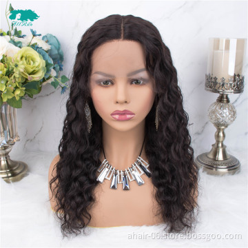 Hot Sale 13*4 Lace Human Hair Wigs Virgin Brazilian Body Wave Single Knot Pre Plucked Lace Wigs For Black Women
